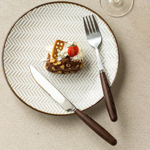 Dernier arrivage Ensemble de couverts Design unique Qualité Argenterie Manche en bois Couverts Ustensiles de cuisine pour fêtes pour occasions - Product Image 4