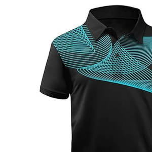 Chemises de golf pour hommes brodées sur mesure pour la marque d'équipe Cadeaux promotionnels Chemises de golf - Product Image 3