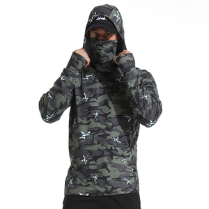 Ropa de Pesca Transpirable de Secado Rápido con Protección Solar UPF 50, Estampada, de Spandex y Poliéster - Product Image 2