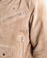 Veste en cuir pour homme de qualité supérieure, style décontracté, motard, coupe ajustée, vintage, vente en gros