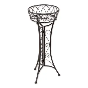 Latest Look Modern Planter Stand <b>Plant</b> <b>Pots</b> Multi Flower <b>Pot</b> <b>Plant</b> Stand Metal <b>for</b> Indoor Outdoor Potted Home Black Flower Stand - Product Image 5