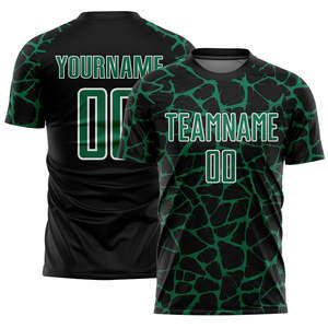 Camiseta de fútbol de manga corta para hombre, tela de secado rápido con estampado personalizado, ajuste atlético, diseño ligero y transpirable - Product Image 6