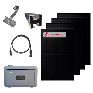 Planta de energía de balcón 1820Watt con 4x módulos PV y almacenamiento solar Growatt NEXA 2000 – UK - Product Image 1