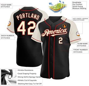Camiseta de béisbol personalizada OEM, diseño cosido transpirable con estilo de conjunto de impresión digital por sublimación - Product Image 6