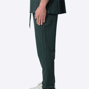 Pantalones con cordón a rayas duraderos para hombre: alta calidad, cómodos y perfectos para el uso diario y las actividades informales - Product Image 5