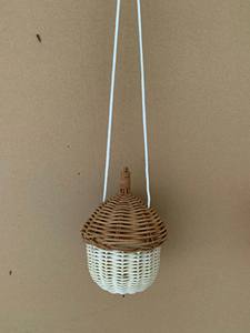 100% Rattan Ball Rustic Handmade Holiday Ornament, Rattan Ball Perfect for Tree, Rattan <b>Sock</b>, and <b>Cozy</b> Rattan Home Decor - Product Image 6