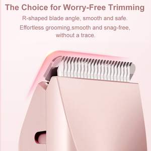 Afeitadora Eléctrica Portátil 2 en 1, Resistente al Agua IPX7, Uso en Seco y Húmedo, con Cabezal Extraíble, Afeitadora Rotatoria de Doble Cuchilla para Depilación del Bikini - Product Image 3