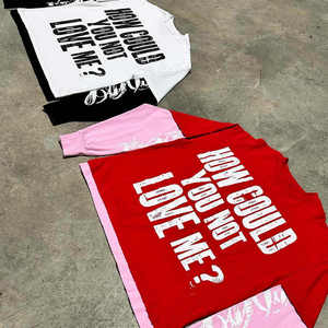 Camiseta de manga larga vintage personalizada para hombre, camiseta tejida de algodón de gran tamaño con estampado de letras y pantalla única - Product Image 3