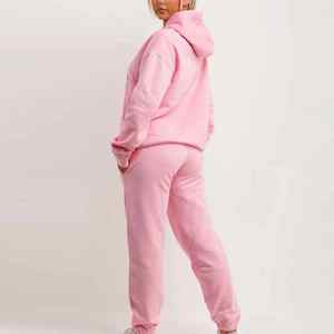 Nouveau Logo Personnalisé Grande Taille Coton Polaire Chaud Survêtement 2 Pièces Ensemble Femmes Strass Ensembles Bling Survêtements - Product Image 5