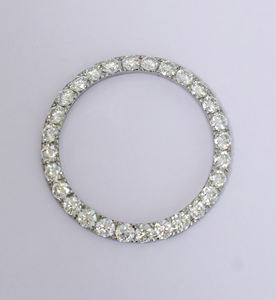 Bisel de declaración de lujo Ajuste de 41mm Relojes de diamantes de moissanita automáticos de plata dorada para hombres - Product Image 4