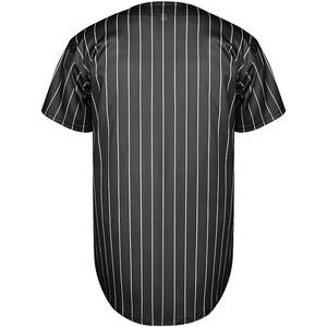 Top Qualité Sublimation Impression Conception Gratuite Meilleure Vente Hommes À Manches Courtes Bouton Baseball Jersey Porter Uniforme Costume Jersey - Product Image 3