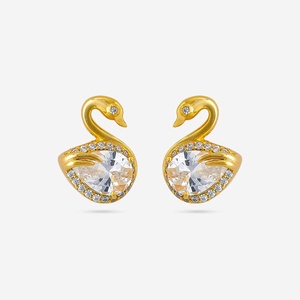 <b>Crystal</b> Silver <b>Earrings</b> 92.5% Silver 191399 - Product Image 1