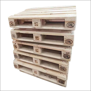 พาเลทไม้มาตรฐานยุโรป EPAL ขนาด 1200x800 มม. ทำจากไม้สน หนา 6 มม. สำหรับการขนส่งและจัดการในอุตสาหกรรม - Product Image 2