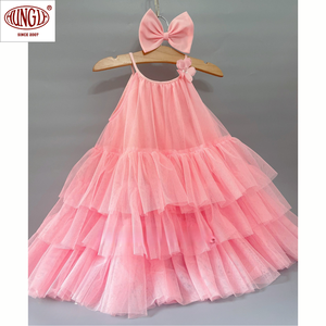 Venta al por mayor precioso vestido sin mangas de princesa en capas para fiestas - Product Image 3