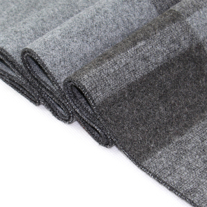 Écharpe tricotée à carreaux avec logo personnalisé silencieux d'hiver doux unisexe broderie de lettres de sororité vente en gros - Product Image 6