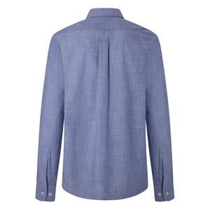 Chemises habillées pour hommes 2025 en tissu Oxford de coton épais, à demi-boutonnage, avec logo personnalisé, tricotées, de haute qualité, avec points de refort et poches - Product Image 6