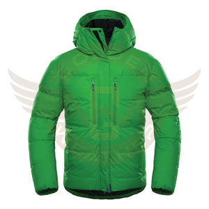 Veste coupe-vent d'hiver OEM pour hommes capuche amovible fermeture à glissière réglable super confortable et imperméable - Product Image 1