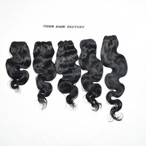 Cheveux humains indiens de haute qualité, produit agréable, prix de gros bas, fournisseur et exportateur, Bodywave, teinture noire disponible à la vente - Product Image 2