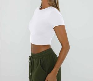 Camiseta Corta Deportiva para Mujer para Fitness, Gimnasio, Entrenamiento, Yoga y Ropa Deportiva Activa Premium - Product Image 4