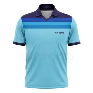 Profissional Made Sports Wear Cricket Jersey Fábrica Fabricação Cricket Jersey No Atacado