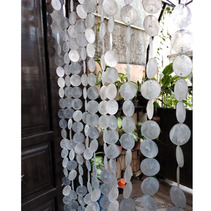 Decoración de conchas marinas con tema de Ocean Beach: cortinas y colgantes de pared asequibles para habitaciones. - Product Image 3