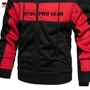 Conjunto de chándal con capucha personalizado Costura de primera calidad Tela suave al tacto y ajuste moderno Tallas grandes Color sólido Precio al por mayor - Product Image 3