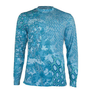 Camiseta de Pesca Sublimada de Manga Larga con Logotipo Personalizado OEM, Ligera, de Secado Rápido, Protección Solar para Hombre y Mujer - Product Image 4