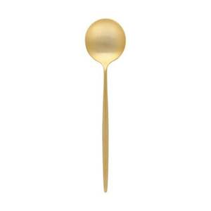 Juego de Cubiertos Clásico Portugal Besteck de Acero Inoxidable 304, Mango Plano Delgado, Uso Doméstico, Chapado en Oro de Alta Calidad - Product Image 2