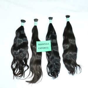 100% Wholesale Best Quality Cuticle Aligned <b>Black</b> Woman Virgin Bulk Straight Vietnamese Temple Human <b>Hair</b> <b>Extensions</b> - Product Image 3