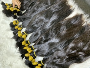 Cabello natural virgen sin procesar para bebé, cabello natural liso, cutícula alineada, venta al por mayor, envío directo - Product Image 5