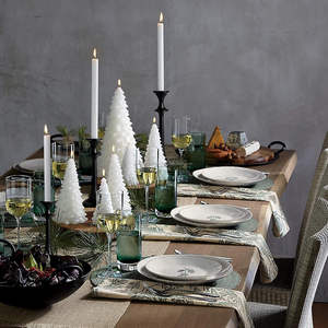 Juego de 3 candelabros cónicos de hierro negro Diseño de metal vintage de lujo para bodas, cenas y fiestas de Navidad - Product Image 5