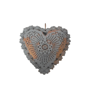 Hecho a mano a granel decorativo colgante corazón hoja de oro decoración de pared corazón para boda y Navidad decoración hecha a mano - Product Image 3