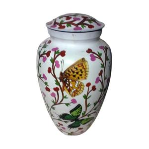 โกศใส่ศพทำจากทองเหลืองสำหรับผู้ใหญ่พร้อมสติกเกอร์ธงชาติอเมริกันโกศโลหะสำเร็จรูปสำหรับขี้เถ้า - Product Image 2