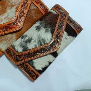 Cartera Vaquera de Cuero Genuino Personalizada de Estilo Bohemio de Moda con Color Personalizado, Estilo de Lujo, Más Vendida - Product Image 3