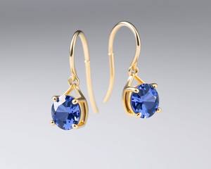 ต่างหูห้อยเพชรเซอร์โคเนียทรงลูกบาศก์หรูหราหรูหราเครื่องประดับแฟชั่นรูปตัวเลขสุดพิเศษสำหรับผู้หญิง - Product Image 5