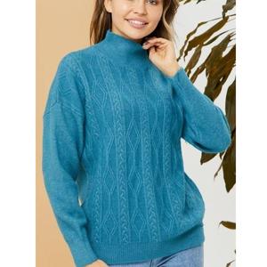 Winter Knitting Pullover Sweatshirt Top Ladies <b>Long</b> Sleeve Crew Neck <b>Jumpers</b> Women Clothes Sweaters Export From BD Supplier - Product Image 3