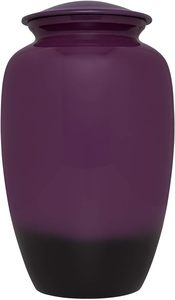 Urna de cremación funeraria con bandera y Cruz para cenizas humanas de aluminio adecuada para entierro de cementerio o urna de tamaño personalizado de nicho - Product Image 2