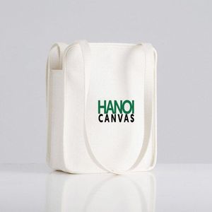 Sac fourre-tout personnalisé en jute et coton avec poignées, conforme BSCI, en toile tissée, pour courses, fabriqué au Vietnam - Product Image 1