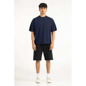 เสื้อยืดผู้ชายสไตล์สตรีทฟิตเนส รุ่นสั่งทำพิเศษ เนื้อผ้าถักระบายอากาศดี เทคนิคการฟอกสีแบบแอซิดวอช ทรงปกติ MN-TS-SS26-019-A - Product Image 5