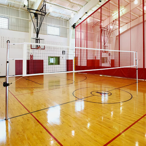 FIBA ha approvato palestre polivalenti scuola superiore Anti-scivolo campo sportivo in legno pavimento interno basket pavimento in legno - Product Image 5