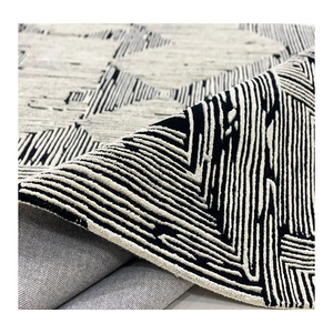 Tapis en laine fine abstraite, haute et basse densité, lisse, durable, prix standard américain, échantillons disponibles, NZ, salon, chambre à coucher - Product Image 3