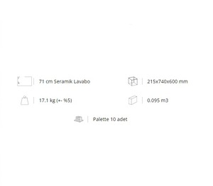 Lavabo à main en céramique polie moderne turc compatible avec le lavabo de salle de bain d'hôtel - Product Image 3