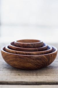 Produit artisanal UNIQUE Bol d'ustensiles de cuisine en bois Produits à forte demande Bols de cuisson en bois d'acacia respectueux de l'environnement Vaisselle - Product Image 4