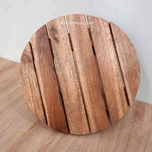 Pot de fleur carré en bois d'acacia de 16 pouces de qualité supérieure à l'exportation avec roues portantes lourdes pour une utilisation dans le jardin - Product Image 6