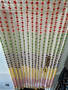 Pom Pom Hanging Strings for Haldi Mehandi and Sangeet Garden Party Decor Indoor and Outdoor Backdrops Event Weddings Backdrop - Product Image 4