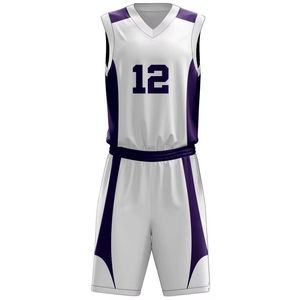 Maillot de basket-ball réversible en gros 2026, vêtements de sport respirants noirs en sublimation, service OEM, uniformes de basket-ball à vendre - Product Image 2