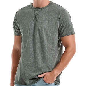 Short <b>Sleeved</b> T-<b>shirt</b> Men's Basic Style Solid Color Garment <b>Half</b> <b>Sleeved</b> Base <b>Shirt</b> Round Neck - Product Image 5