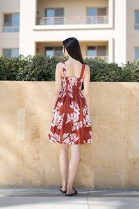 Robe de lune de miel de mariage de mariée en coton tissé fait à la main indien-Cadeau personnalisé pour les vêtements de plage d'été naturels - Product Image 3