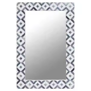 Attractive Black bone Inlay With Mother of Pearl <b>Wall</b> <b>Hanging</b> <b>Mirror</b> Mosaic <b>Mirrors</b> - Product Image 5
