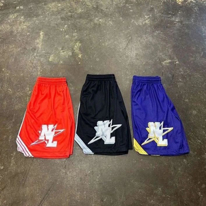 Fabricant de shorts personnalisés Short décontracté à séchage rapide respirant et à coupe décontractée avec cordon de serrage Sublimation Short en maille sans couture - Product Image 5